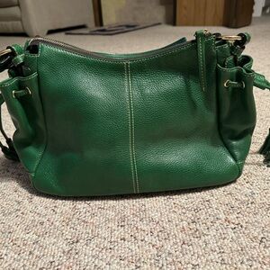 Dooley and Burke green purse